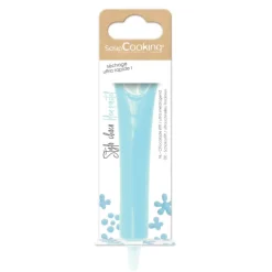 Stylo alimentaire goût choco - bleu pastel