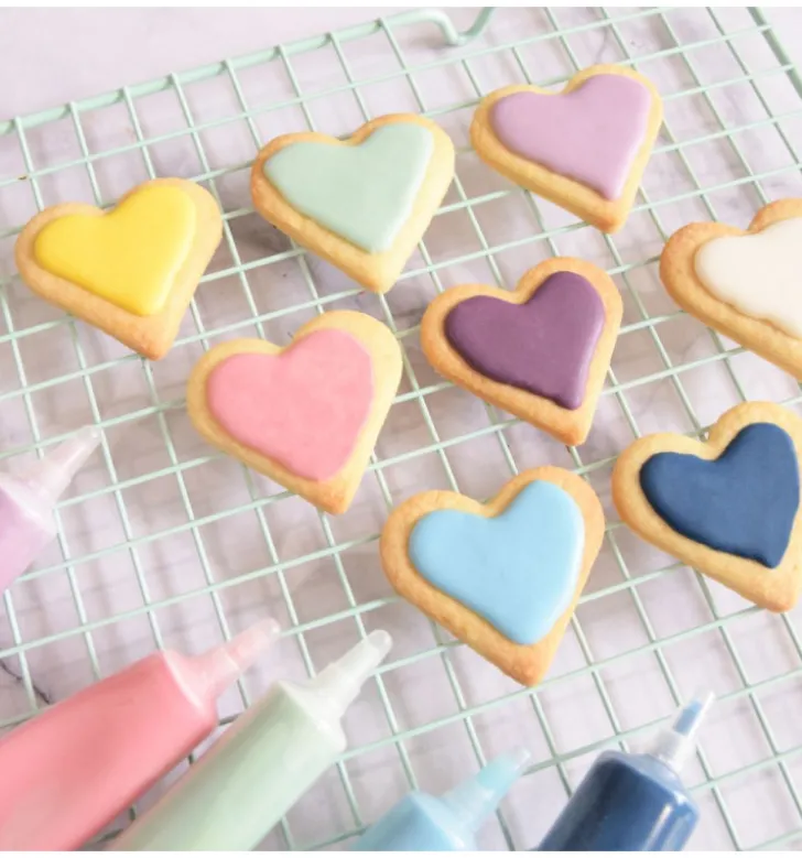 Stylo alimentaire goût choco - bleu pastel
