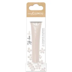 Stylo alimentaire goût choco - blanc