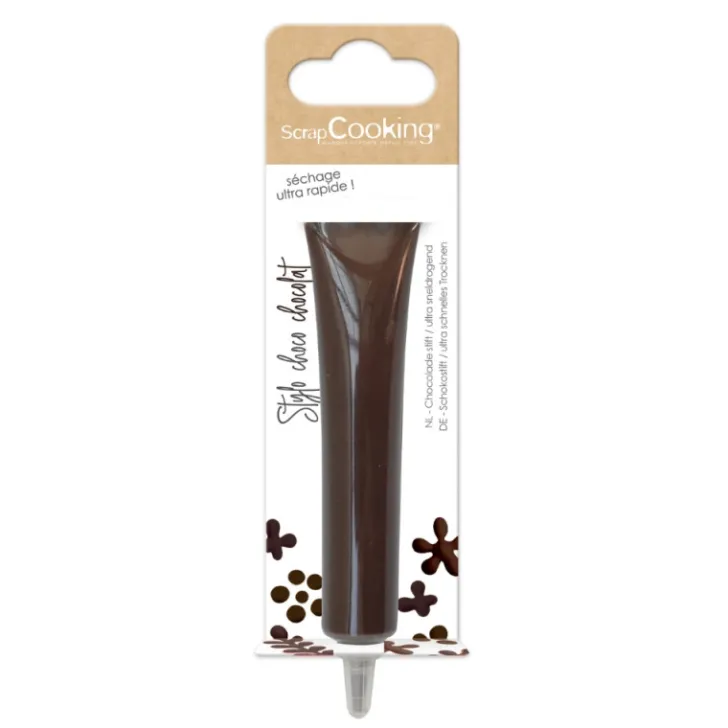Stylo alimentaire goût choco - chocolat