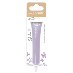 Stylo alimentaire goût choco - lilas