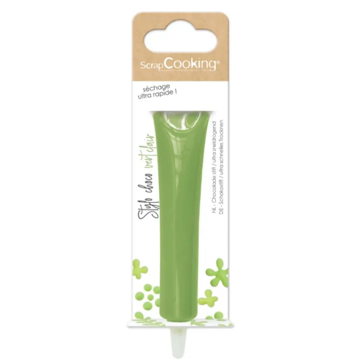Stylo alimentaire goût choco - vert clair
