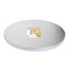 Support gâteaux argenté épais Ø30 cm