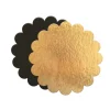 5 supports gâteaux or/noir cannelés 24cm