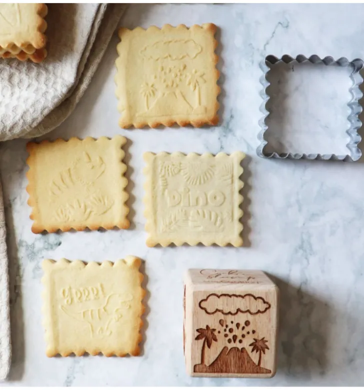 Tampon à biscuits Dinosaure et emporte pièce