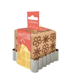 Tampon à biscuits Fleur et emporte pièce
