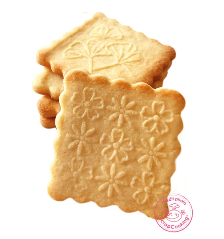 Tampon à biscuits Fleur et emporte pièce