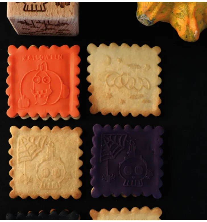 Tampon à biscuits Halloween et emporte pièce