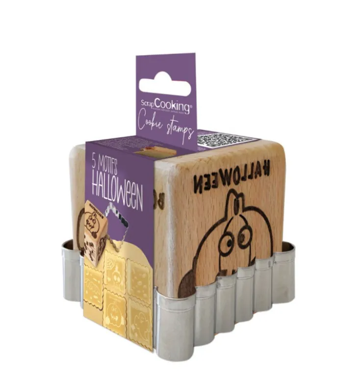 Tampon à biscuits Halloween et emporte pièce