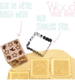 Tampon à biscuits Licorne et emporte pièce