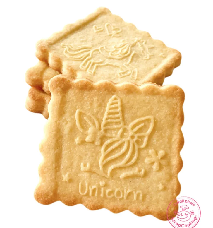 Tampon à biscuits Licorne et emporte pièce