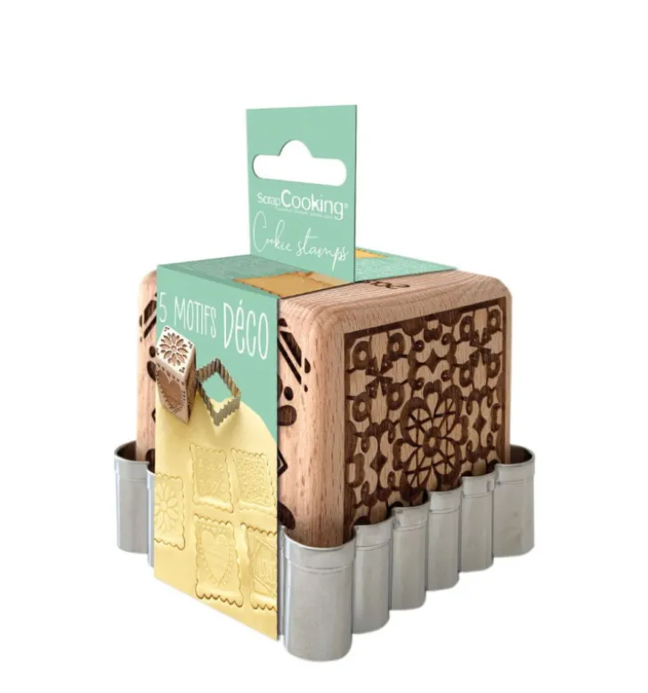 Tampon à biscuits Love et emporte pièce