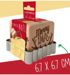 Tampon à biscuits Noël et emporte pièce