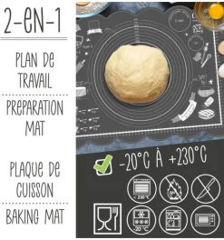 Tapis pâtissier silicone Need'it