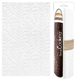 Tapis silicone pour décoration bûche en empreinte 3D Noël