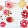 Tapis silicone pour tuiles à motifs fleurs