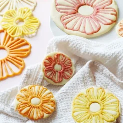 Tapis silicone pour tuiles à motifs fleurs