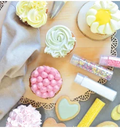 Trio de douilles pour décor de cupcakes