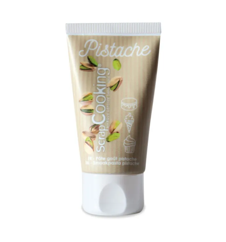 Tube pâte sucrée gélifiée goût pistache
